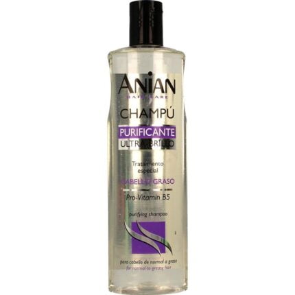 Shampoing Anian purifiant ultra brillant cheveux gras 400 ml